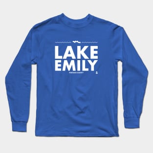 Portage County, Wisconsin - Lake Emily Long Sleeve T-Shirt